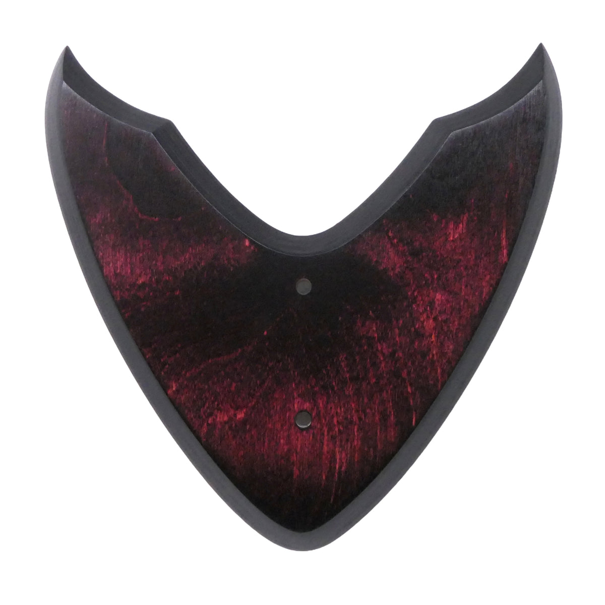 Gitarrenhalter aus Holz Cherry-Rot Schwarz – DARK EDGE SIX