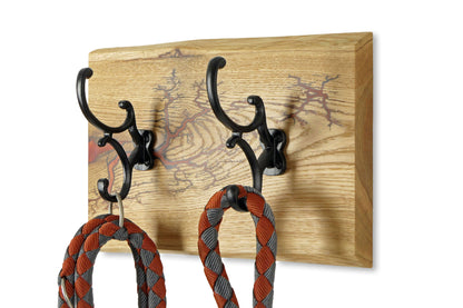 Wandgarderobe Eiche 35 cm – Deep Orange