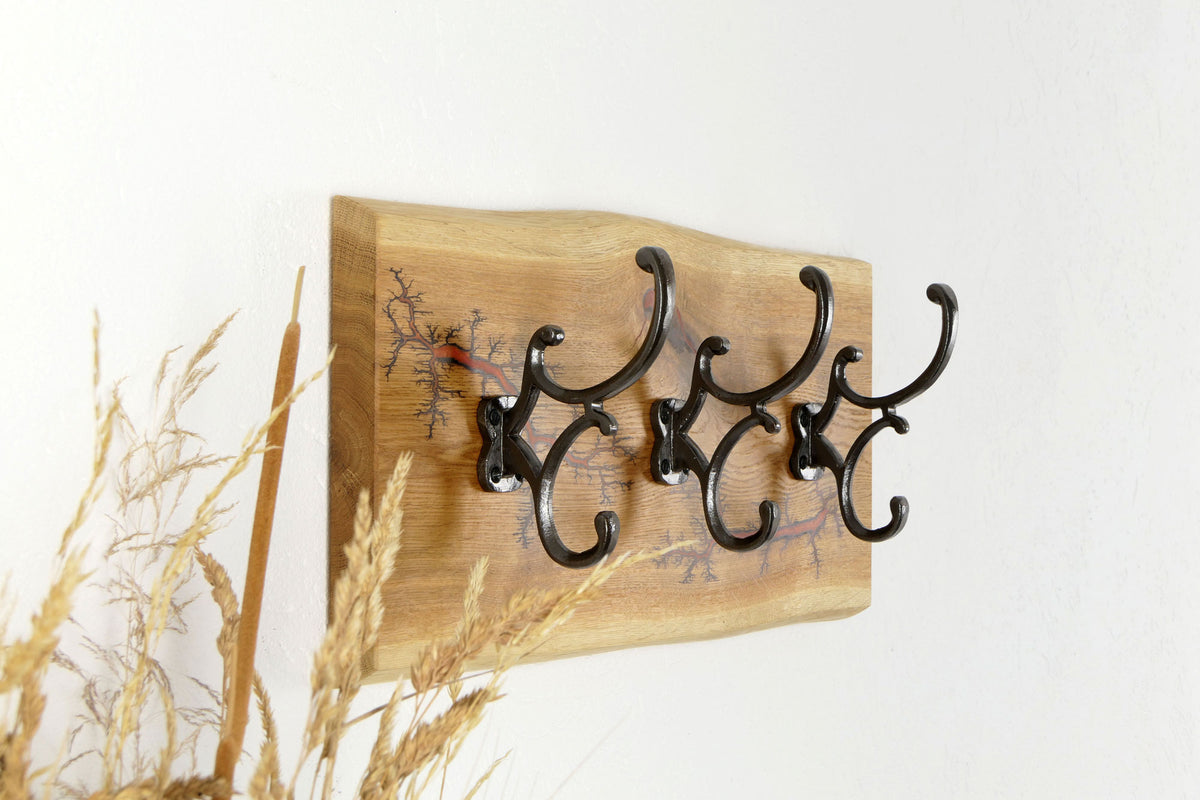Wandgarderobe Eiche 40 cm – Deep Orange