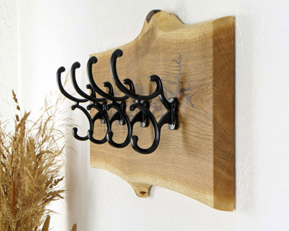 Wandgarderobe Eiche 60 cm – Flame Copper
