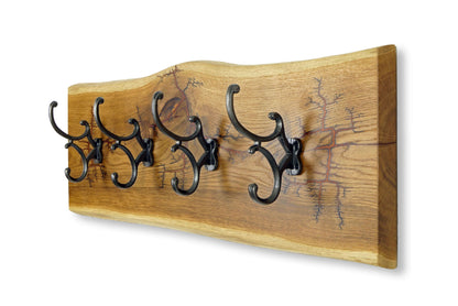 Wandgarderobe Eiche 80 cm – Flame Copper