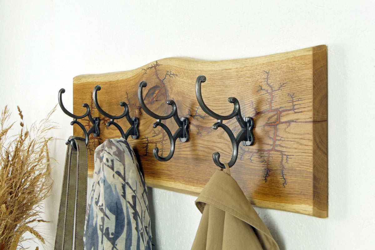 Wandgarderobe Eiche 80 cm – Flame Copper