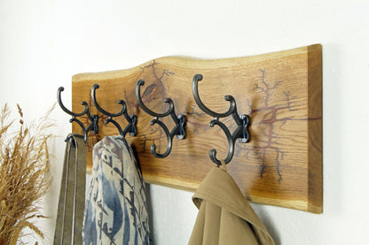Wandgarderobe Eiche 80 cm – Flame Copper