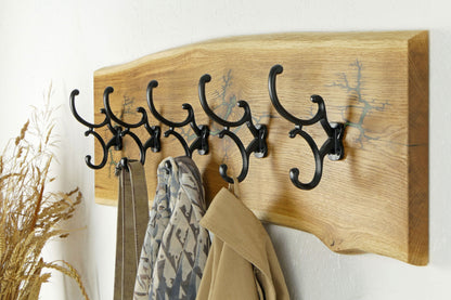 Wandgarderobe Eiche 90 cm – Olivgrün