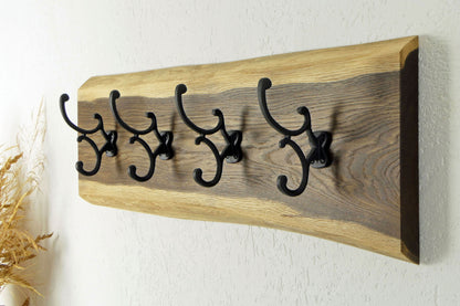 Wandgarderobe Räuchereiche 72 cm – OAK NOIR