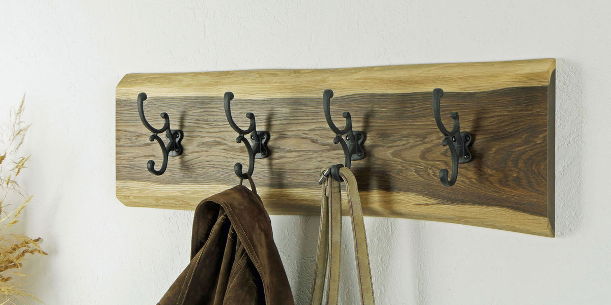 Wandgarderobe Räuchereiche 72 cm – OAK NOIR