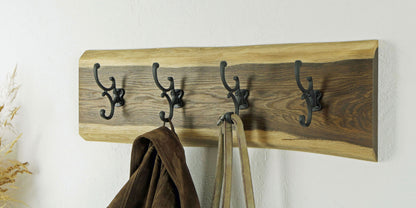 Wandgarderobe Räuchereiche 72 cm – OAK NOIR