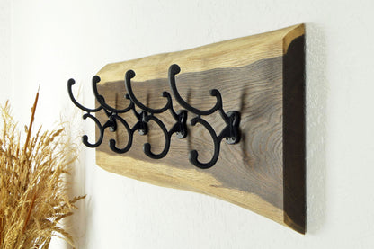 Wandgarderobe Räuchereiche 72 cm – OAK NOIR