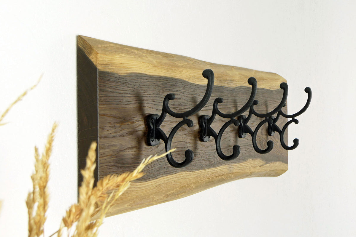 Wandgarderobe Räuchereiche 72 cm – OAK NOIR