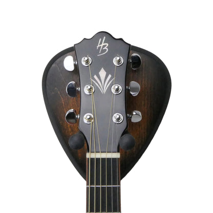 Gitarrenhalter aus Holz Amber Schwarz – DARK EDGE FOUR