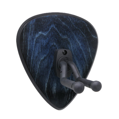 Gitarrenhalter aus Holz Blau Schwarz – DARK EDGE FOUR
