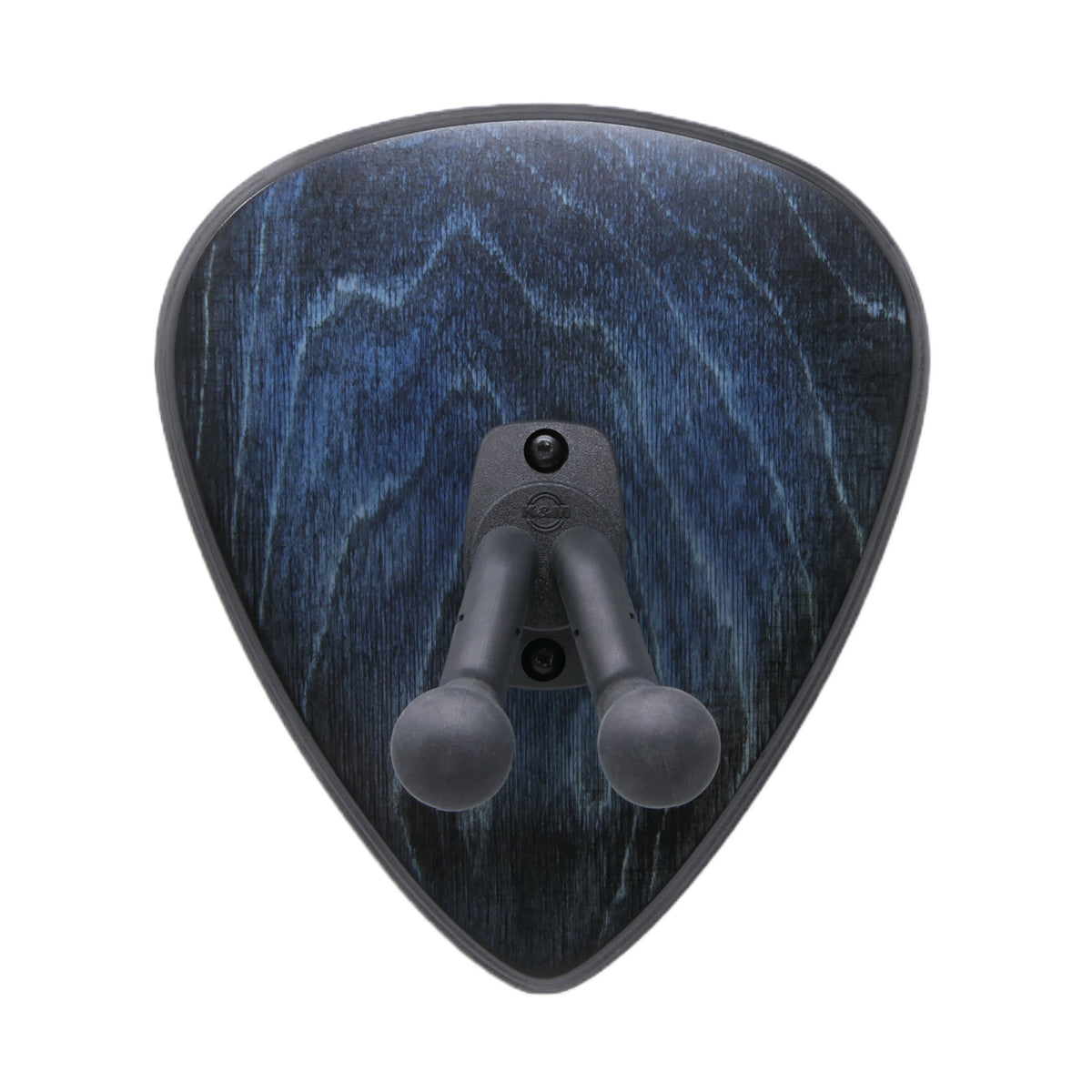 Gitarrenhalter aus Holz Blau Schwarz – DARK EDGE FOUR