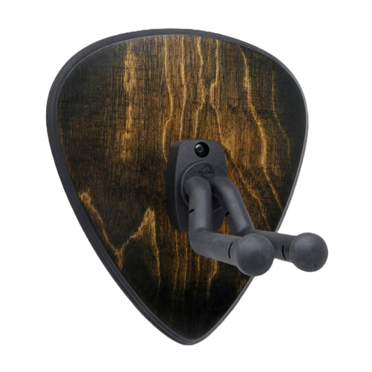Gitarrenhalter aus Holz Braun Schwarz – DARK EDGE FOUR