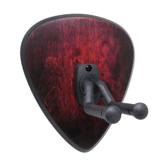 Gitarrenhalter aus Holz Cherry-Rot Schwarz – DARK EDGE FOUR