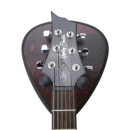 Gitarrenhalter aus Holz Cherry-Rot Schwarz – DARK EDGE FOUR