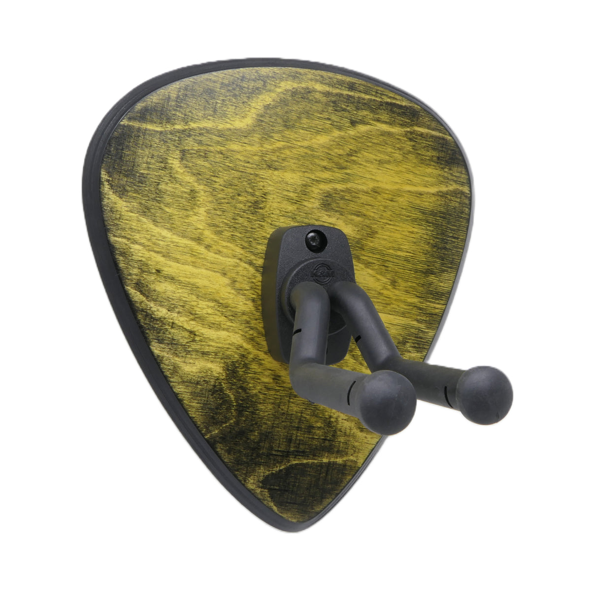 Gitarrenhalter aus Holz Gelb Schwarz – DARK EDGE FOUR