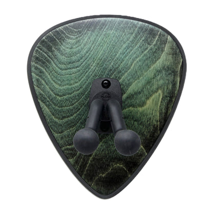 Gitarrenhalter aus Holz Grün Schwarz – DARK EDGE FOUR