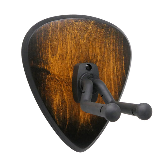 Gitarrenhalter aus Holz Orange Schwarz – DARK EDGE FOUR