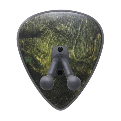Gitarrenhalter aus Holz Reptil-Grün Schwarz – DARK EDGE FOUR