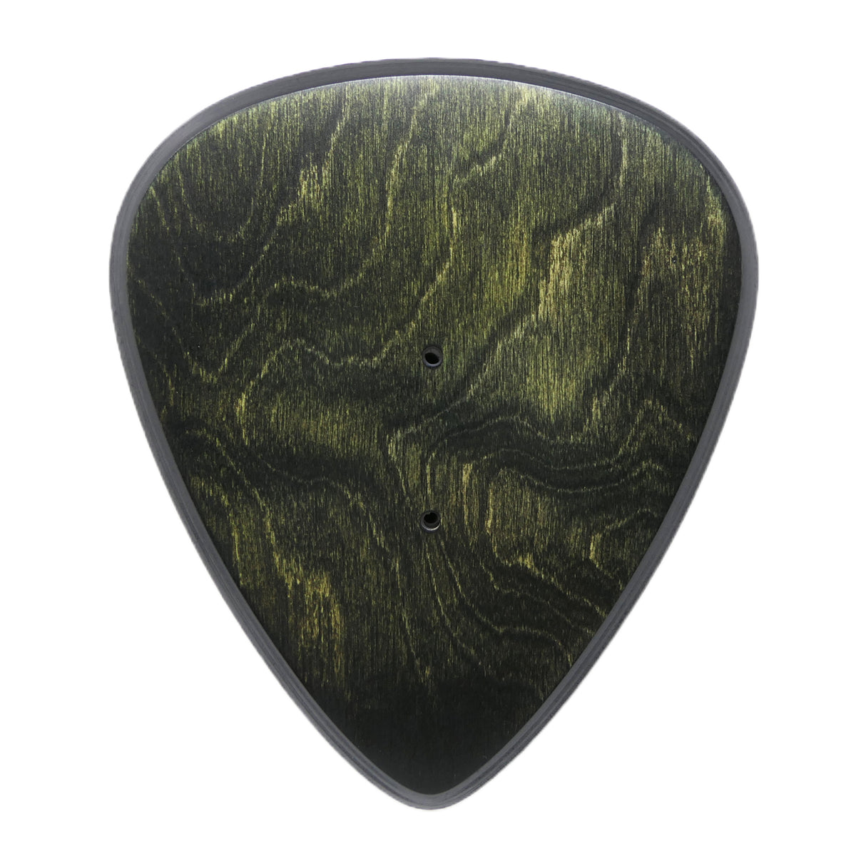 Gitarrenhalter aus Holz Reptil-Grün Schwarz – DARK EDGE FOUR
