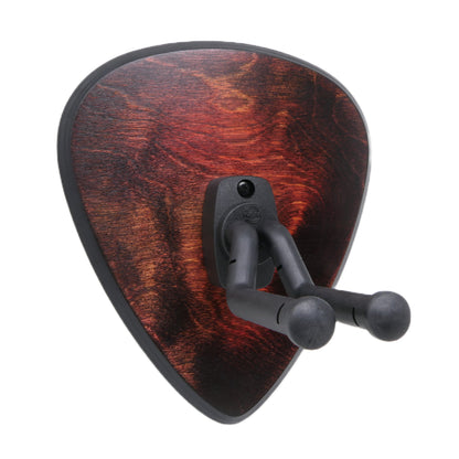 Gitarrenhalter aus Holz Rot Schwarz – DARK EDGE FOUR