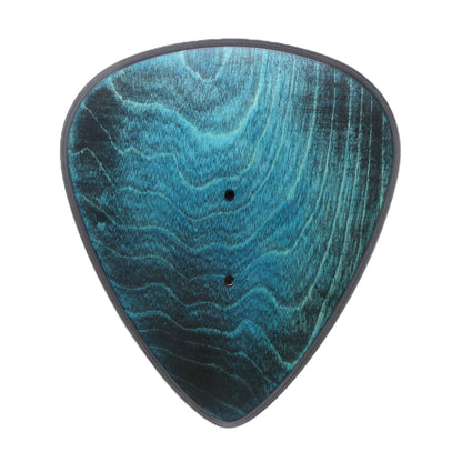 Gitarrenhalter aus Holz Türkis Schwarz – DARK EDGE FOUR
