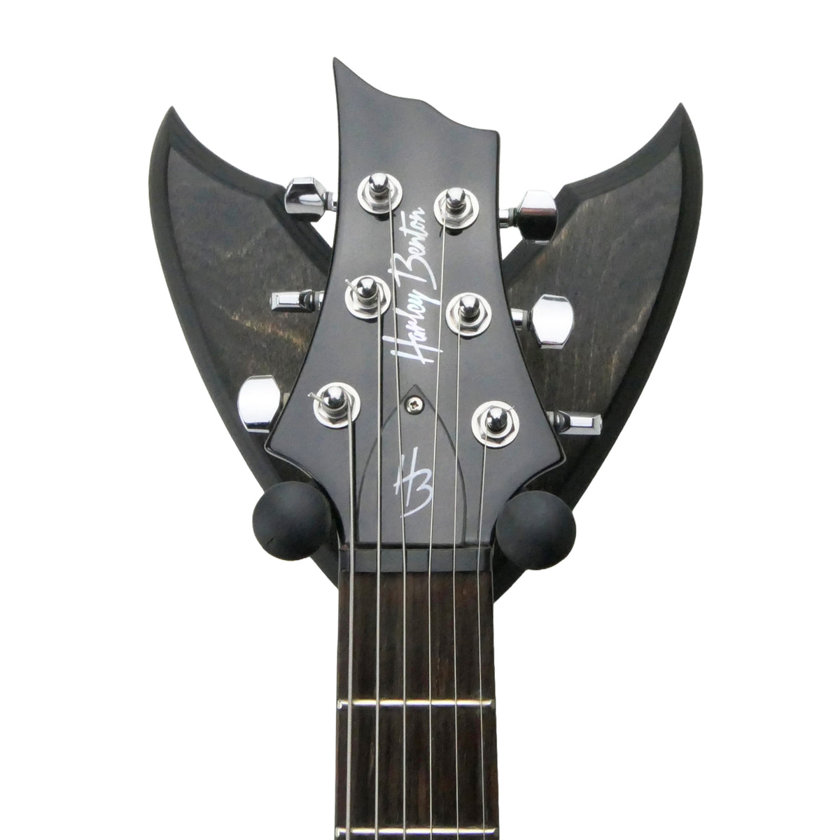 Gitarrenhalter aus Holz Amber Schwarz – DARK EDGE SIX