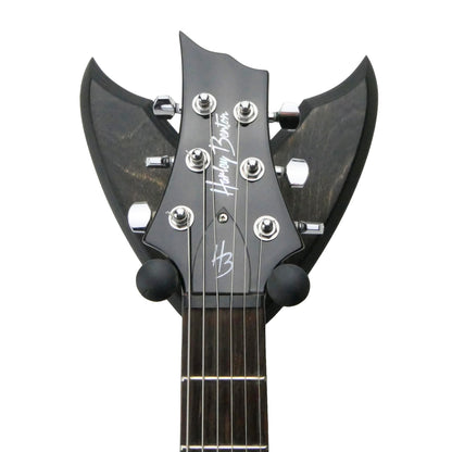 Gitarrenhalter aus Holz Amber Schwarz – DARK EDGE SIX