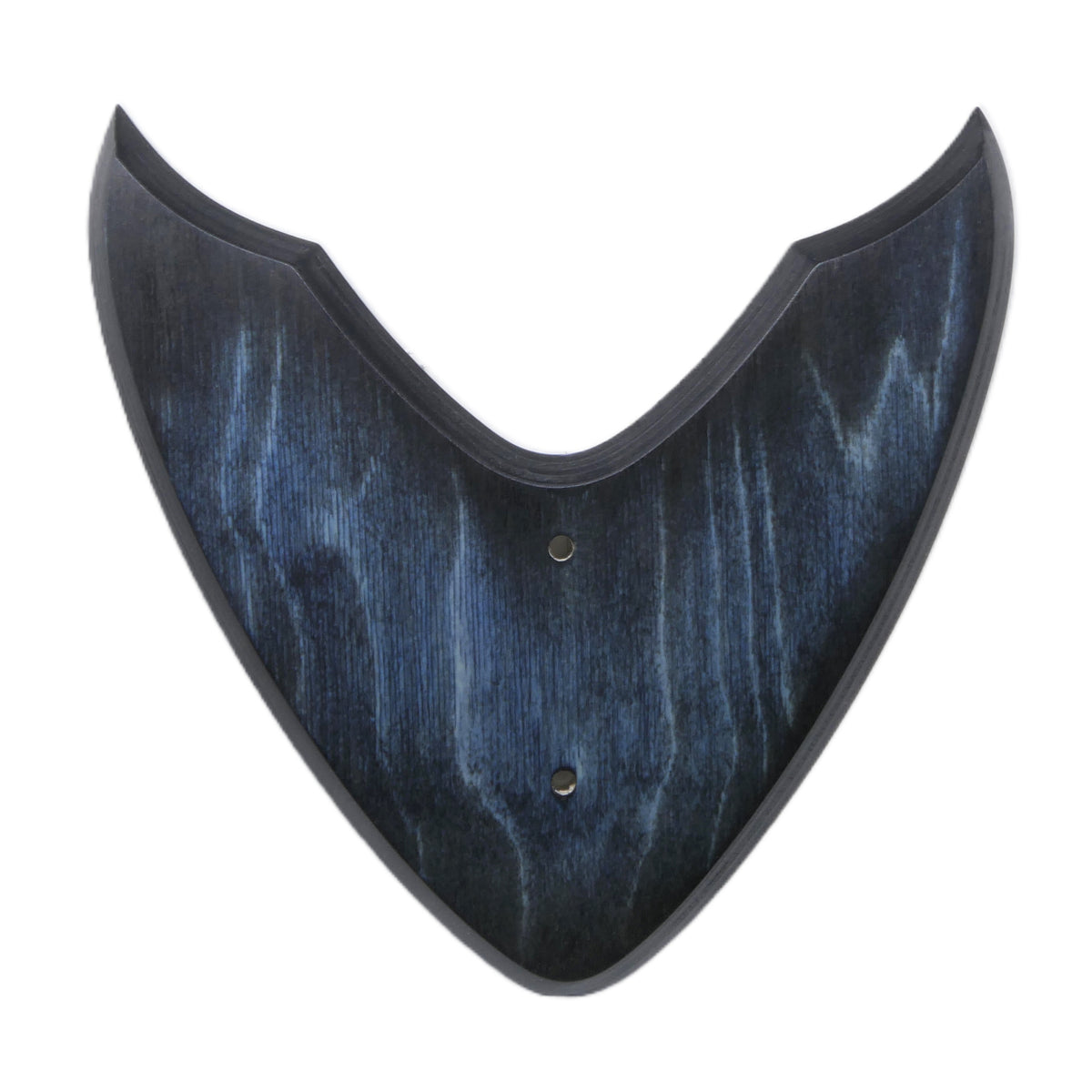 Gitarrenhalter aus Holz Blau Schwarz – DARK EDGE SIX