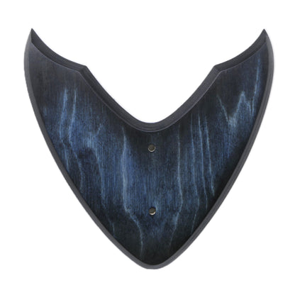 Gitarrenhalter aus Holz Blau Schwarz – DARK EDGE SIX