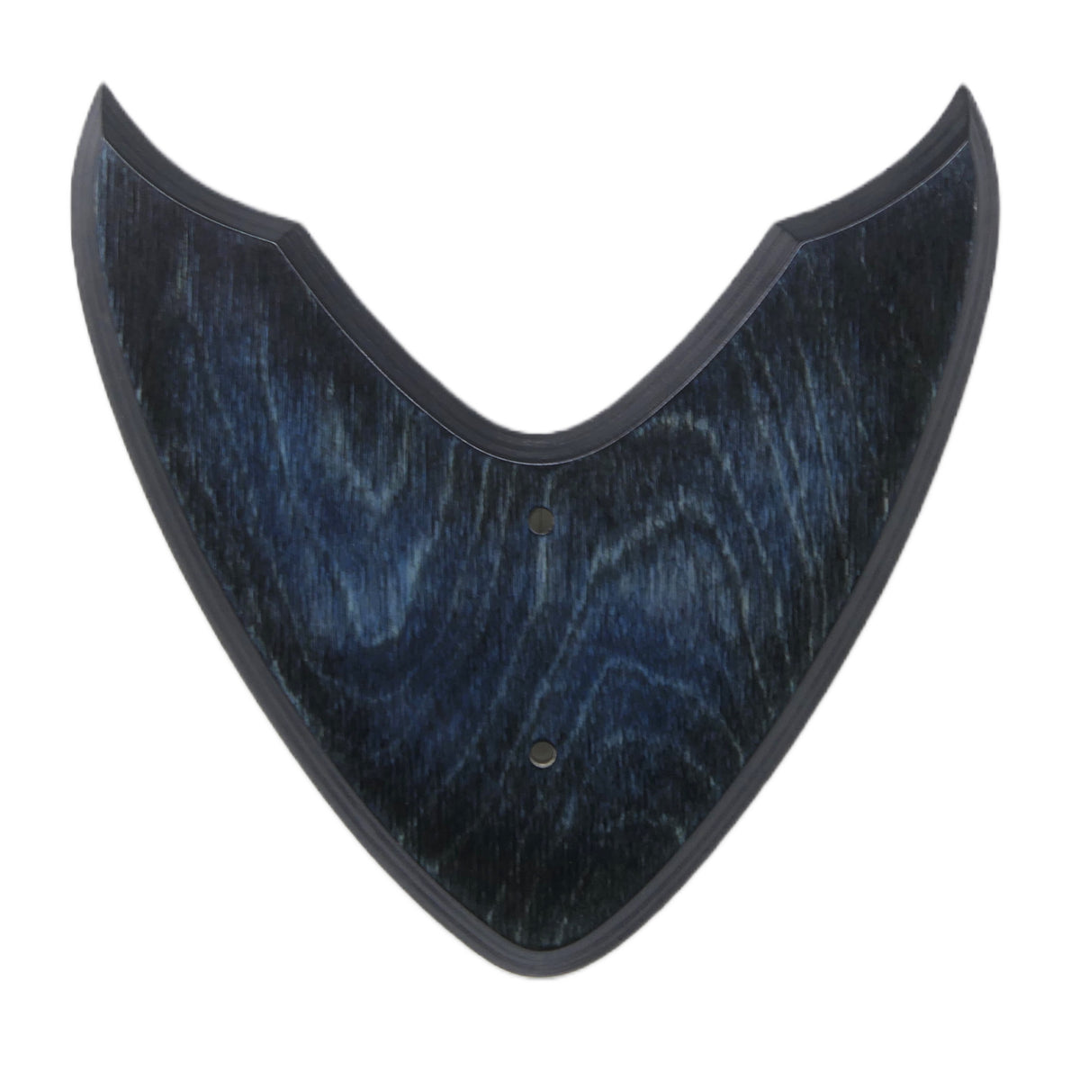 Gitarrenhalter aus Holz Blau Schwarz – DARK EDGE SIX