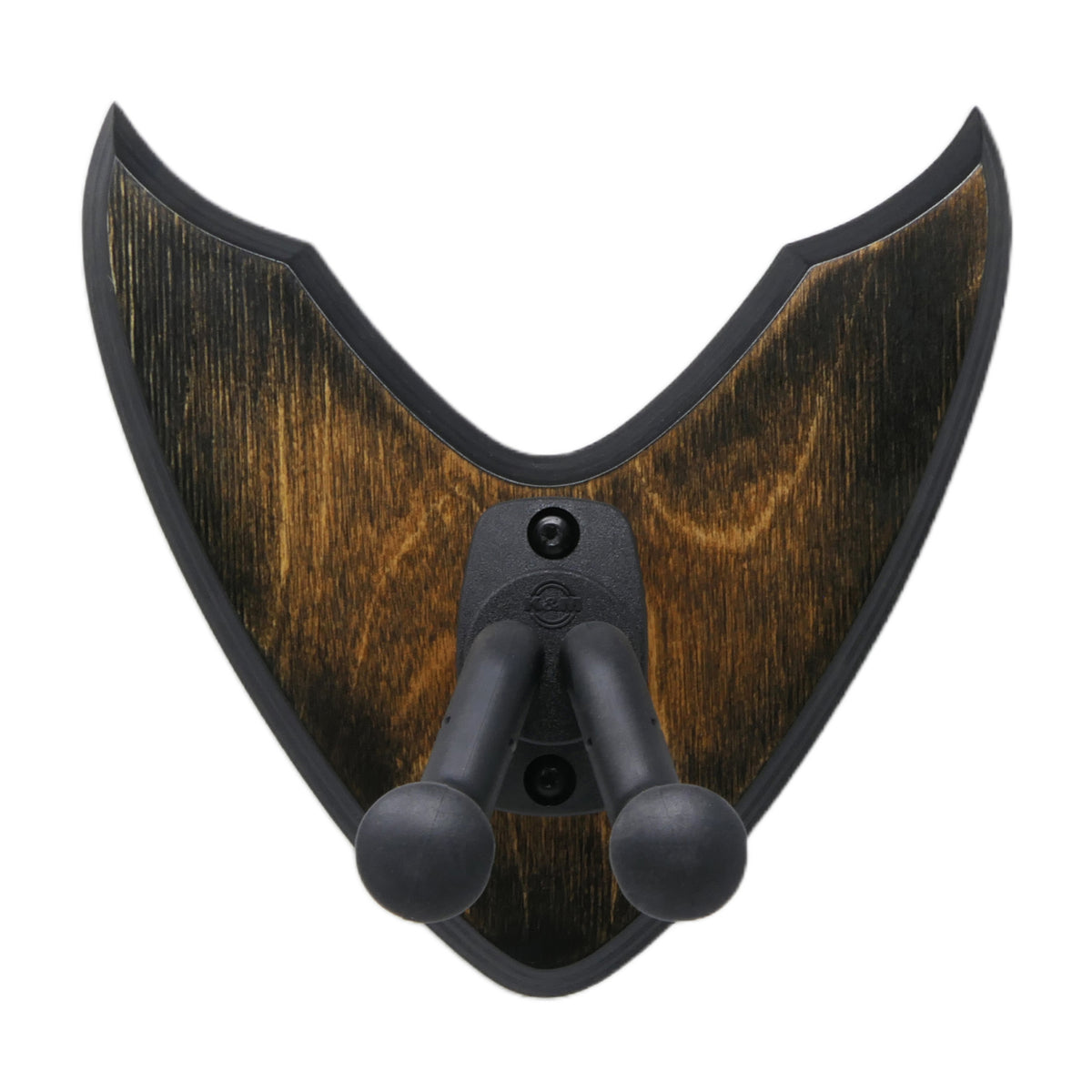 Gitarrenhalter aus Holz Braun Schwarz – DARK EDGE SIX