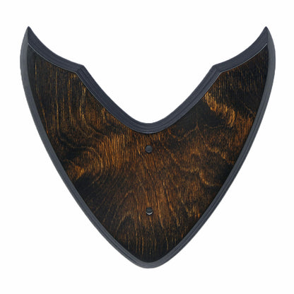 Gitarrenhalter aus Holz Braun Schwarz – DARK EDGE SIX