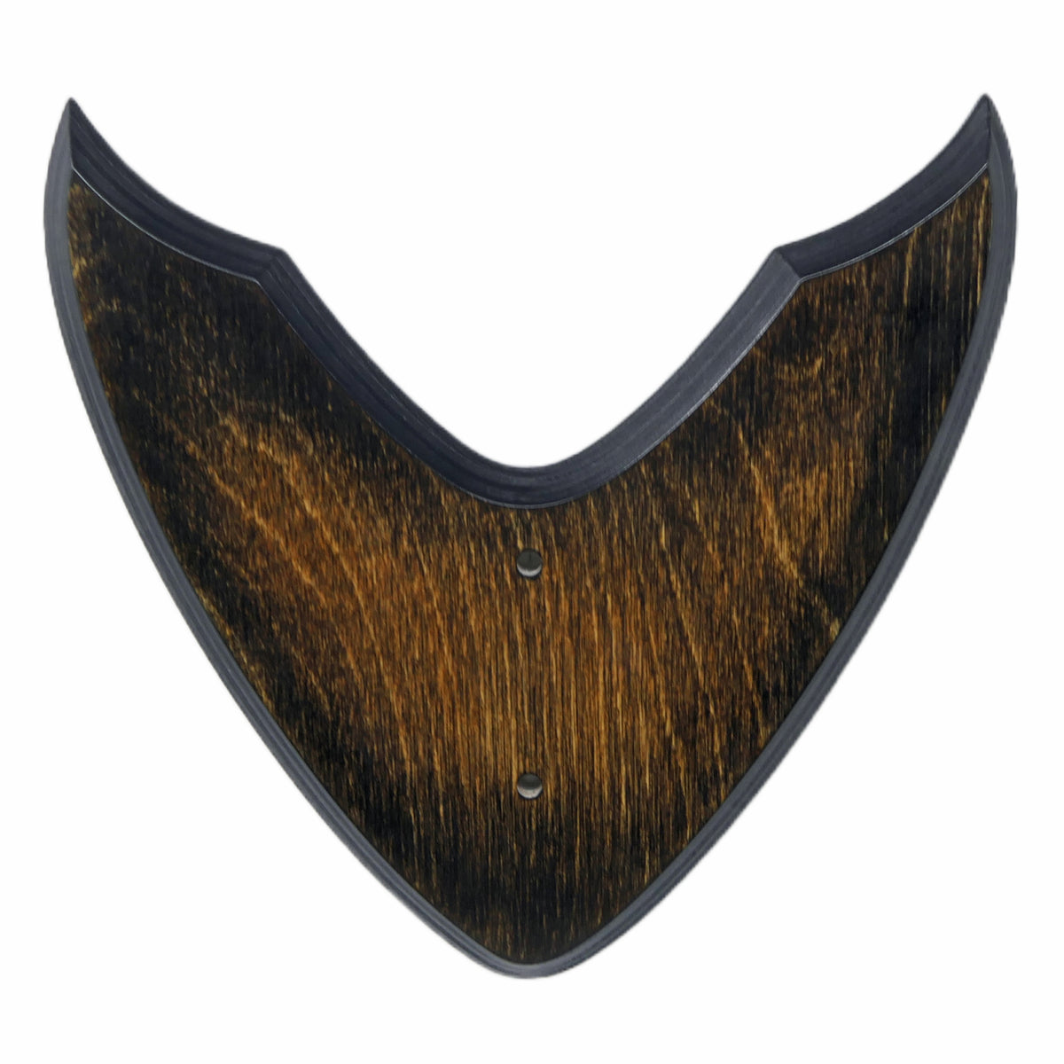 Gitarrenhalter aus Holz Braun Schwarz – DARK EDGE SIX