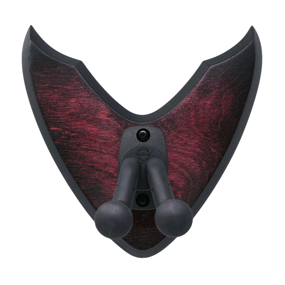 Gitarrenhalter aus Holz Cherry-Rot Schwarz – DARK EDGE SIX