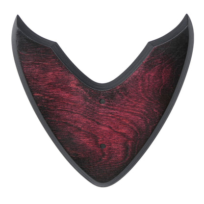 Gitarrenhalter aus Holz Cherry-Rot Schwarz – DARK EDGE SIX