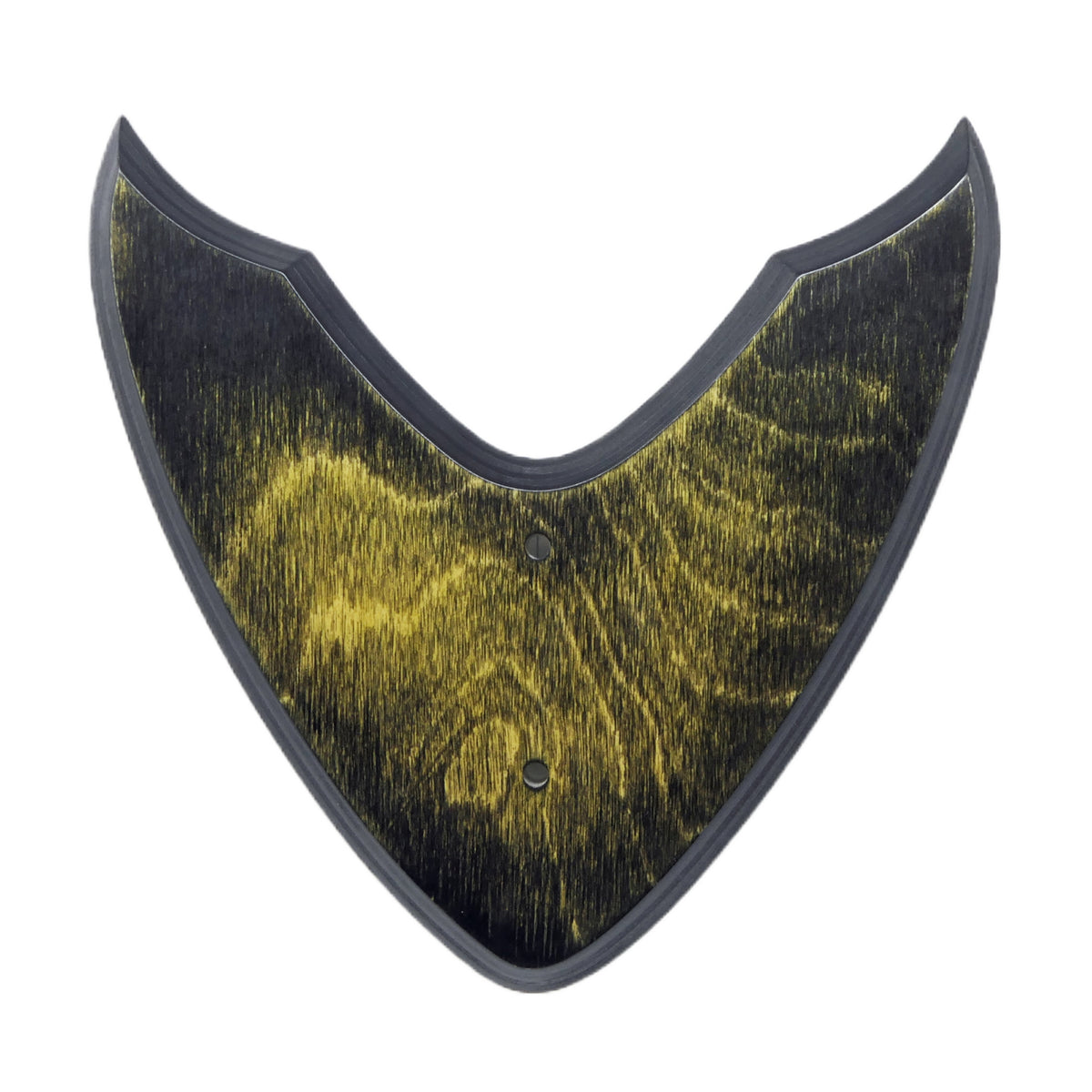 Gitarrenhalter aus Holz Gelb Schwarz – DARK EDGE SIX