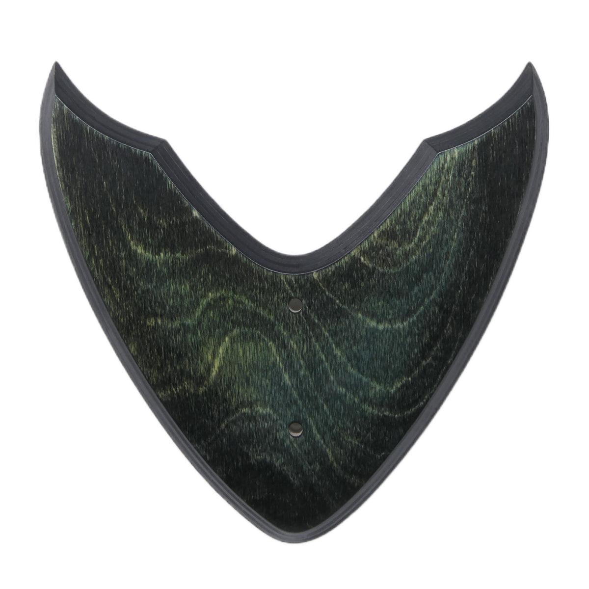 Gitarrenhalter aus Holz Grün Schwarz – DARK EDGE SIX