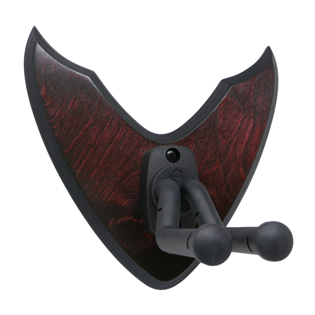 Gitarrenhalter aus Holz Mahagoni Schwarz – DARK EDGE SIX