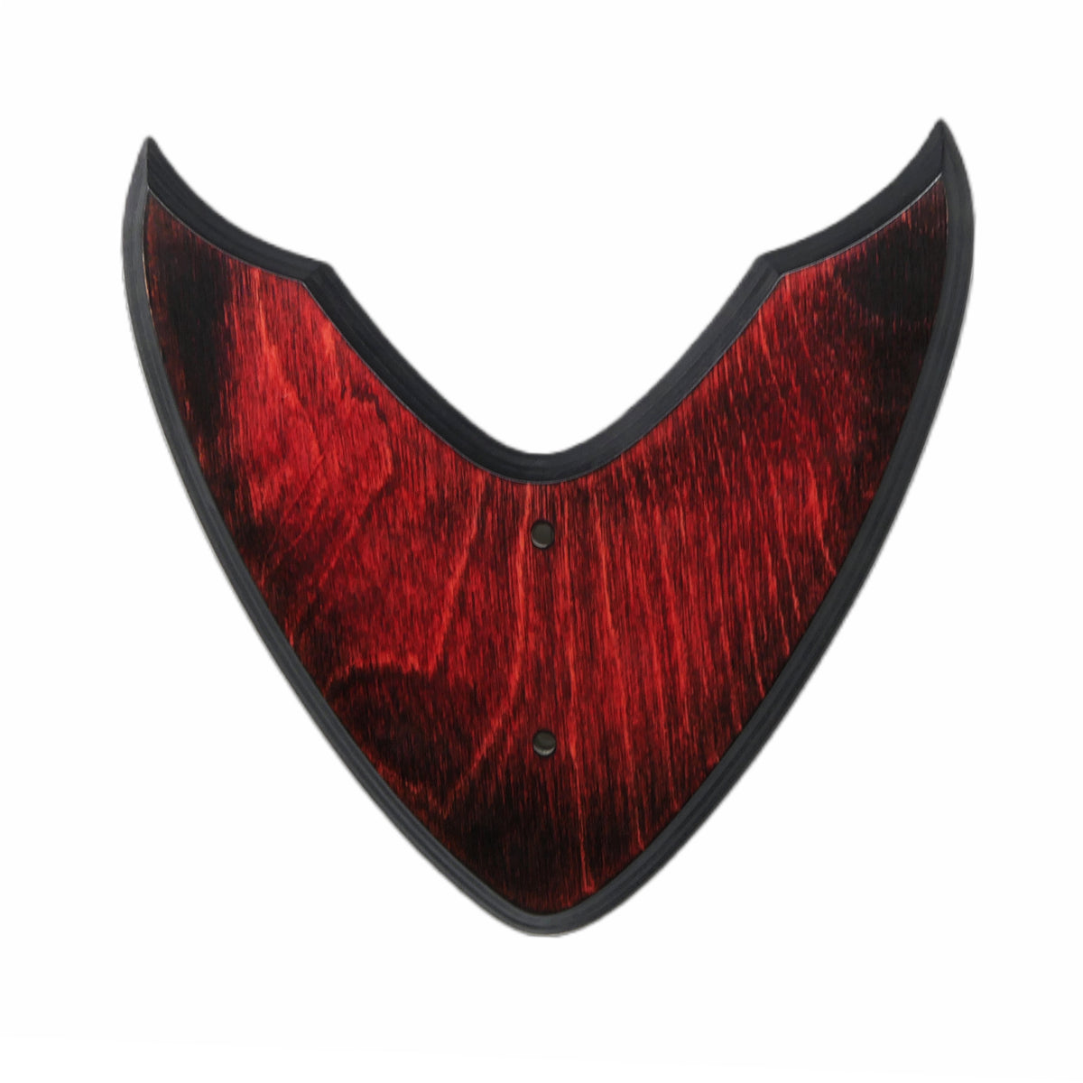 Gitarrenhalter aus Holz Rot Schwarz – DARK EDGE SIX