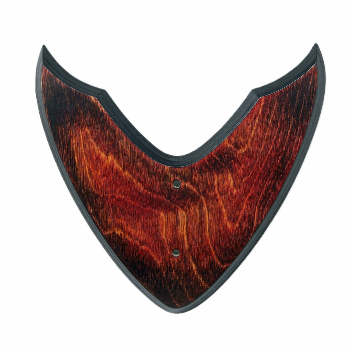 Gitarrenhalter aus Holz Rot Schwarz – DARK EDGE SIX