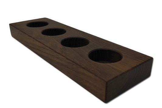LED-Teelichthalter aus Räuchereiche OAK NOIR von ROCK THE WALL