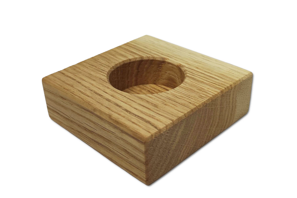 LED-Teelichthalter aus Eiche mit Splintholz OAK PURE von ROCK THE WALL