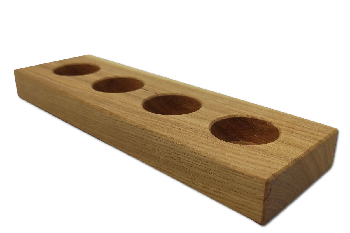 LED-Teelichthalter aus Eiche mit Splintholz OAK PURE von ROCK THE WALL