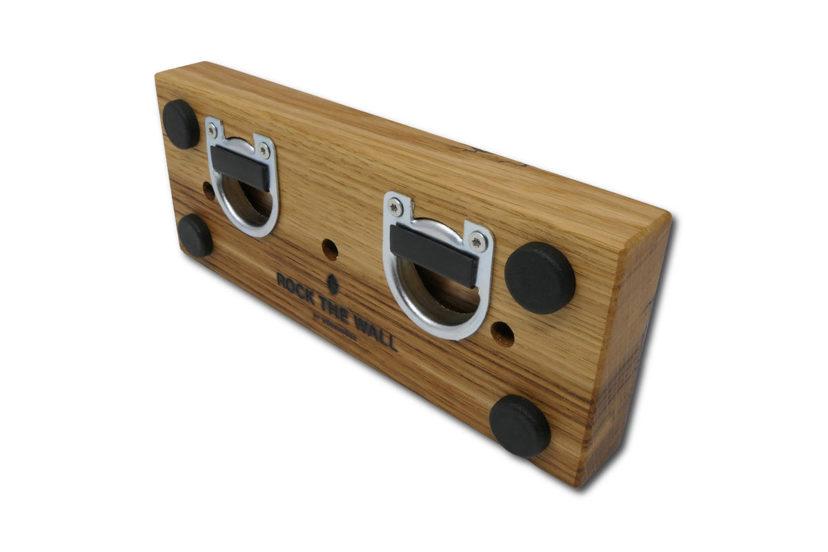 Aufhängesystem des Schlüsselboards mit Öse und verdeckter Wandmontage