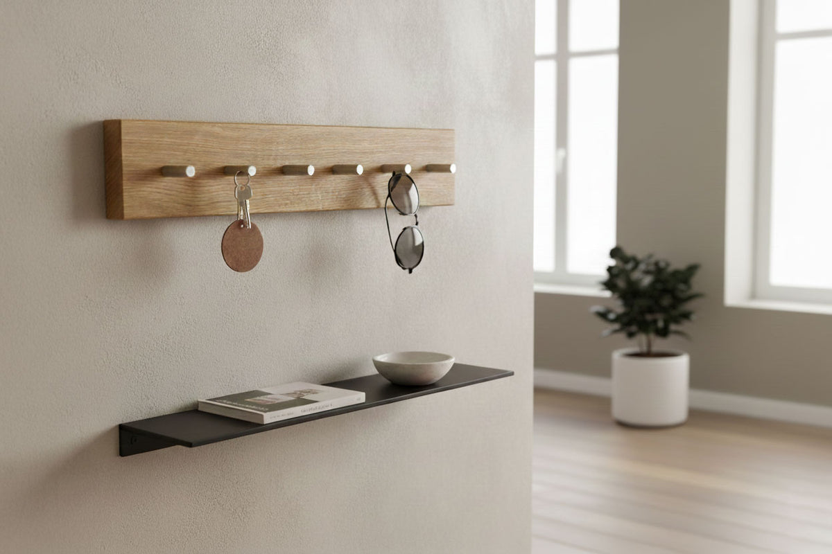 Schlüsselboard Eiche 40 cm – OAK PURE