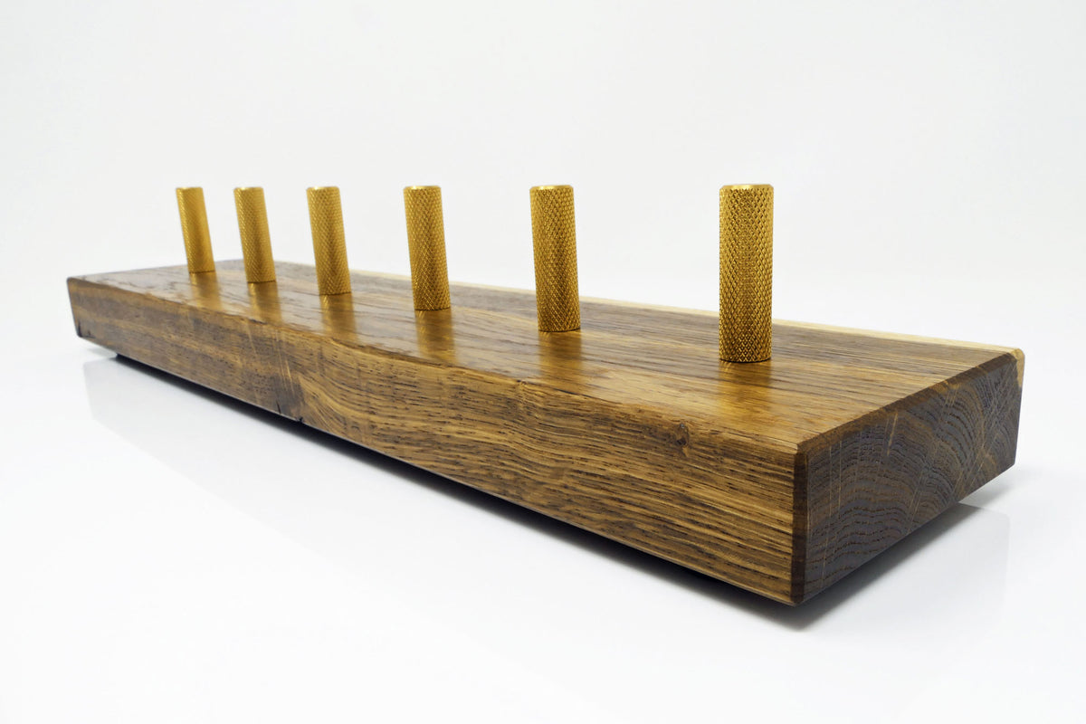 Schlüsselboard Räuchereiche 35 cm – OAK NOIR