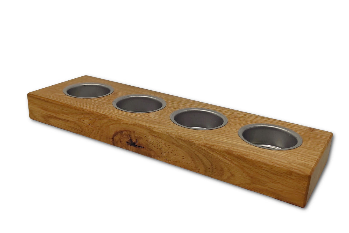 Teelichthalter aus Eiche OAK PURE von ROCK THE WALL
