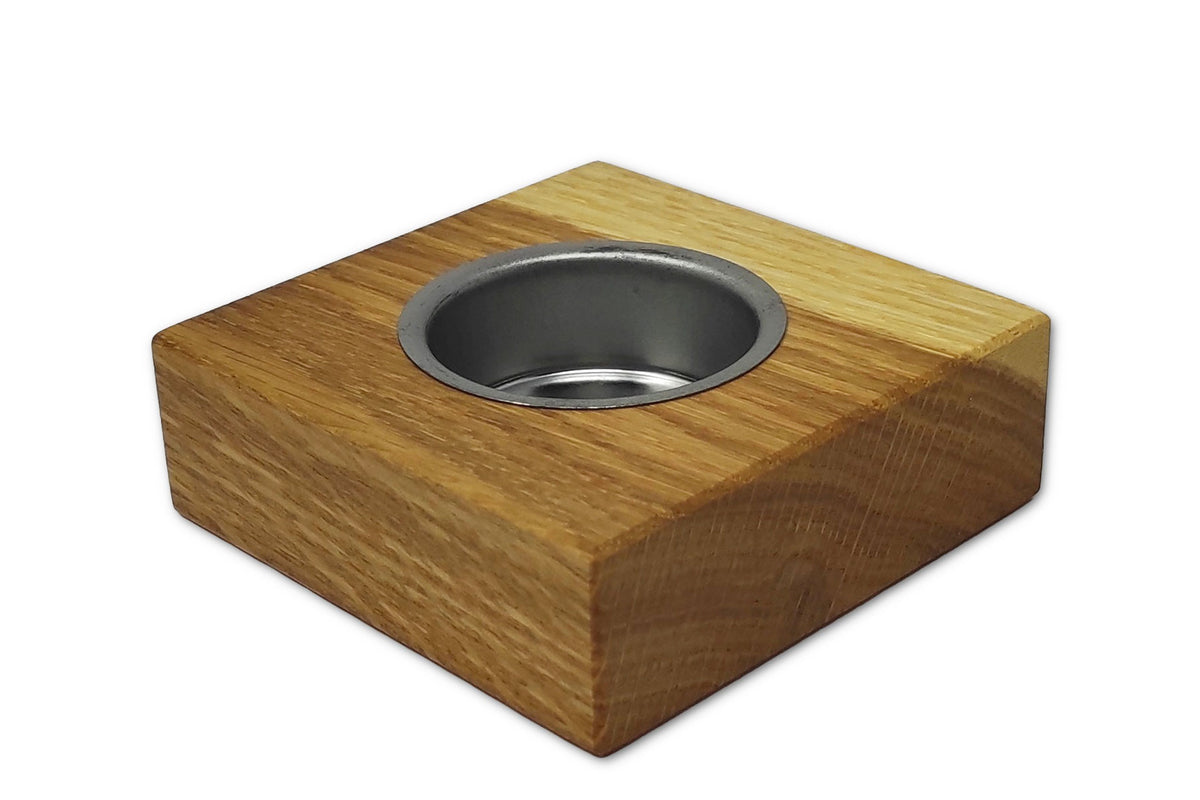 Teelichthalter aus Eiche mit Splintholz OAK PURE von ROCK THE WALL